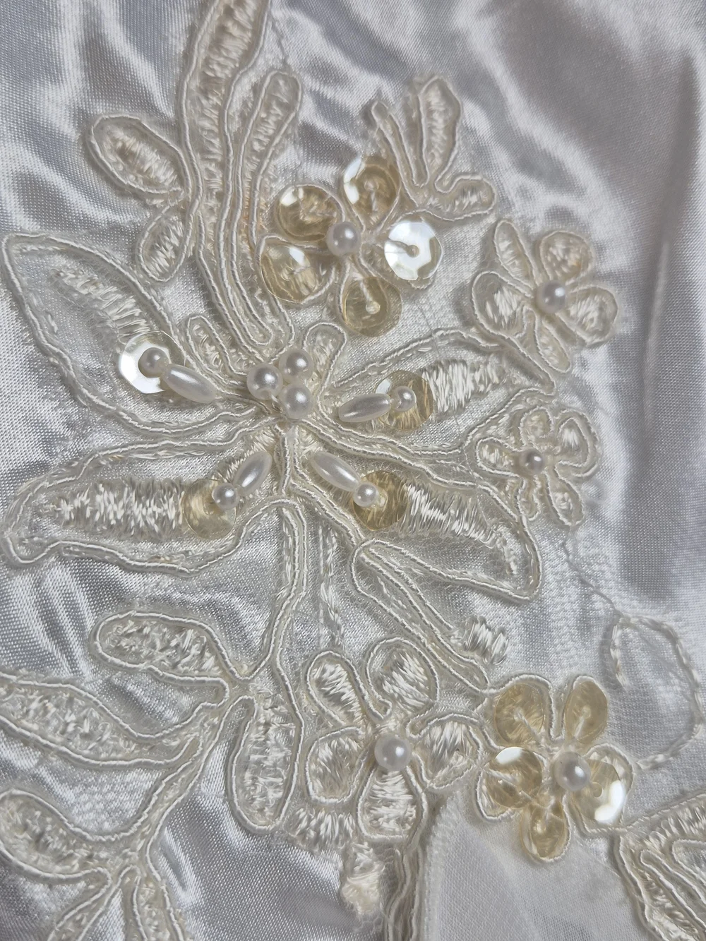 Blossom Intimates Vintage 90s - Y2K Bridal Satin Nightgown - Size L